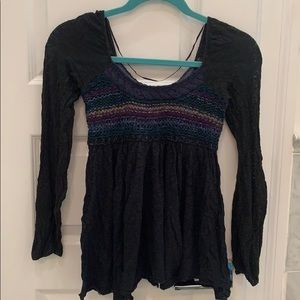 Free People Sweater  with mohair bodice